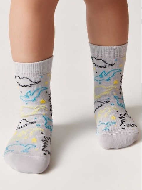 Printed cotton socks