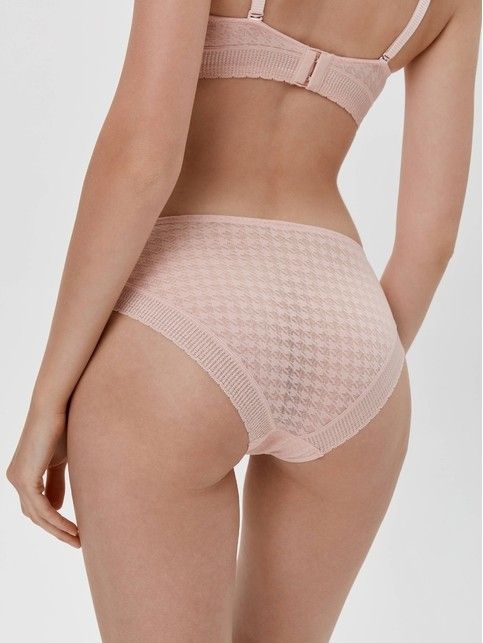Body Couture RP3092 Houndstooth Slip Briefs