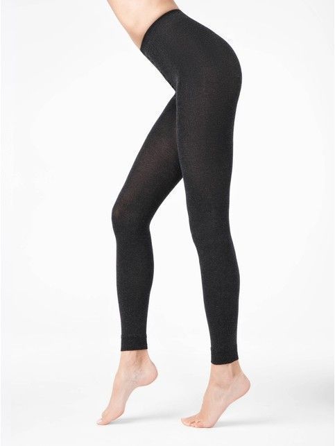 Warm leggings with added yarn cashmere cashmere CASHMERE LEGINGS 250 Lycra®