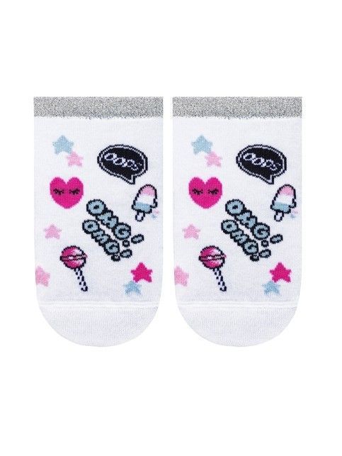 Ultra-short socks with bright patterns ACTIVE Lycra®