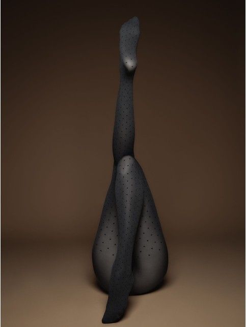 EFFECT melange tights with a 