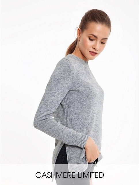 Elongated yarn jumper with merino wool and cashmere 038