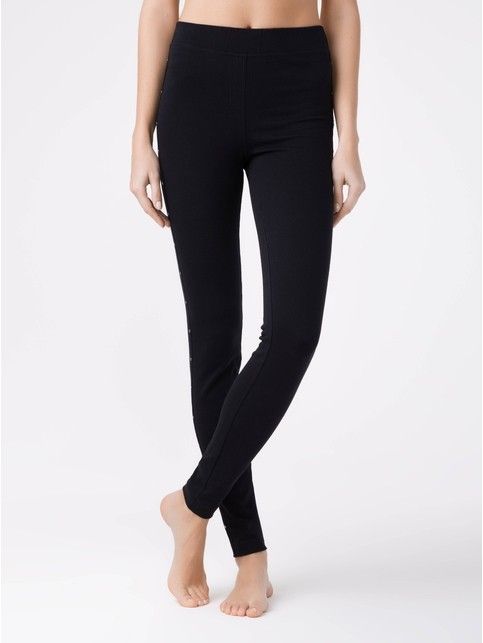 Jeggings with metal decor CHER