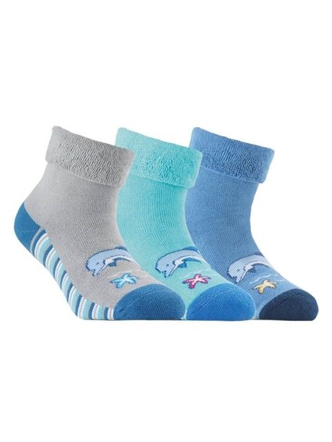 Terry socks with lapel SOF-TIKI