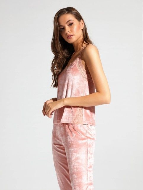 Velour top for home VELVET LOUNGEWEAR LHW 1008