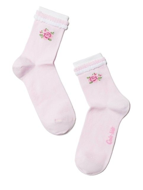 TIP-TOP cotton socks with picot