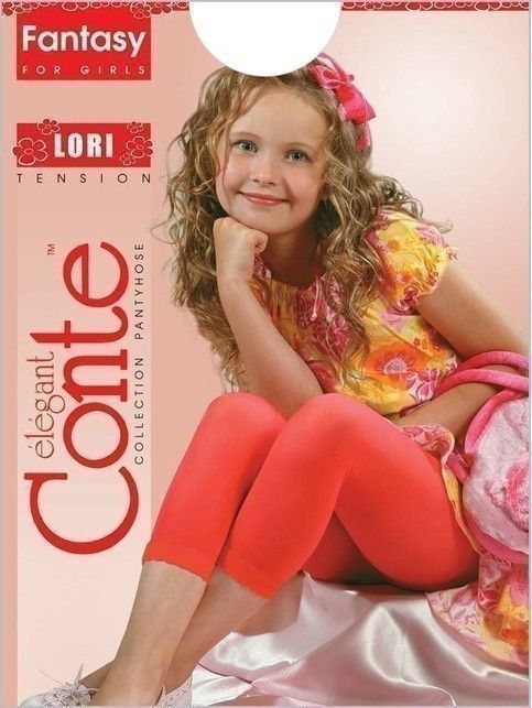 Leggings with decorative picot LORI