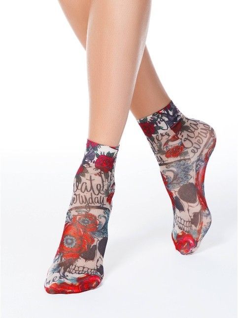 Socks with print FANTASY 40