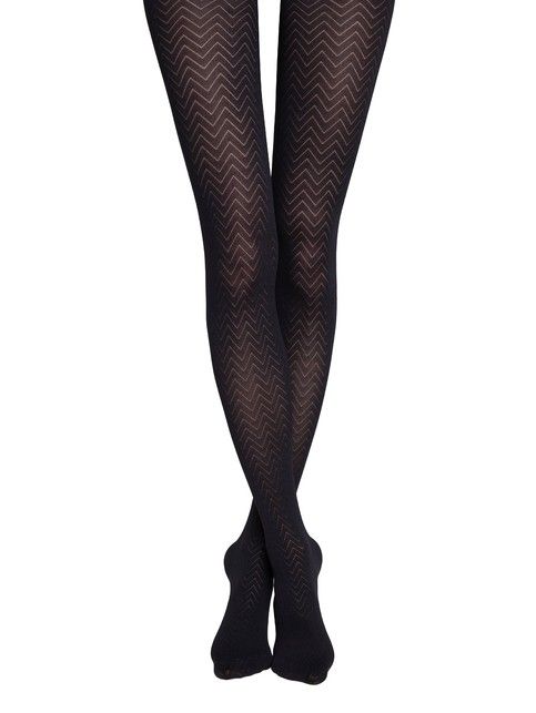 ORIENT zigzag tights