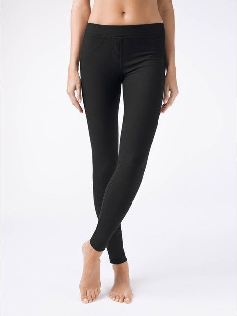 Ultra-elastic jeggings with a high fit ALEKSA