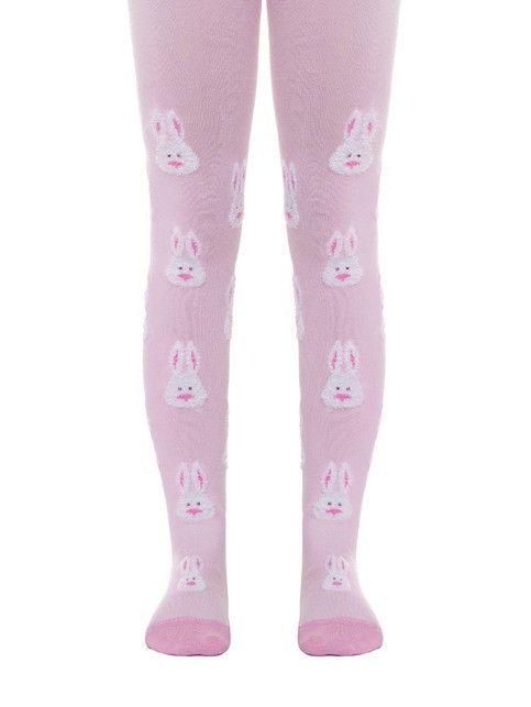 TIP-TOP tights with fluffy drawings 