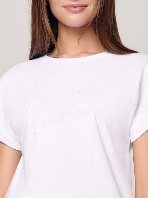 Cotton T-shirt with 