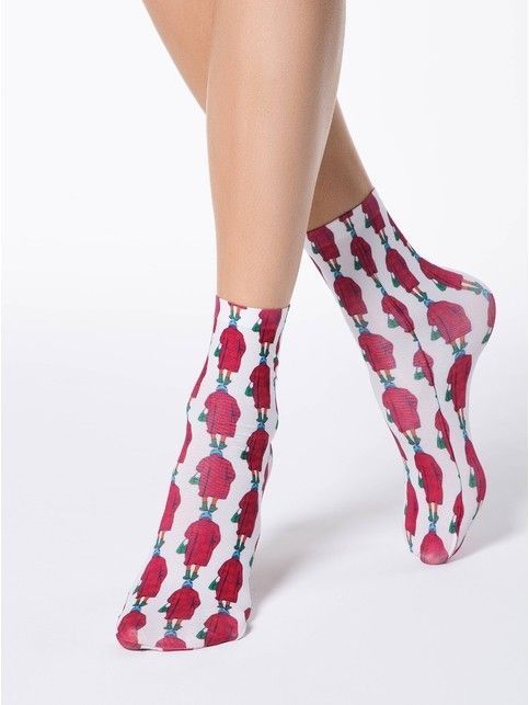 Socks with drawings FANTASY 70