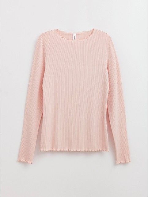 Jumper with ribbed premium viscose LD 1164