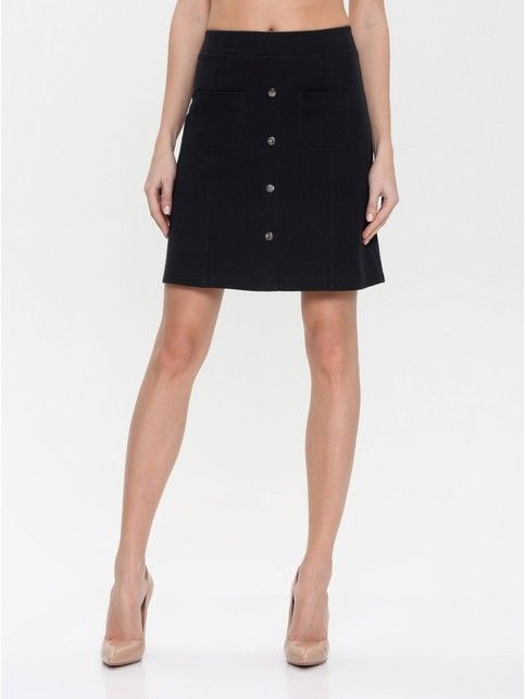 A-line skirt with maliby metallic décor MALIBY