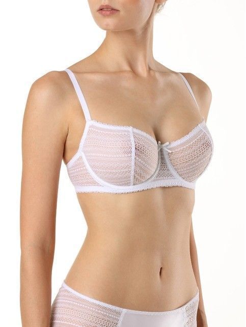 Vintage balconette bra with soft cups RB6089