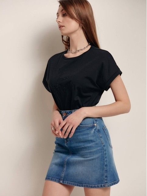 Cotton T-shirt with 