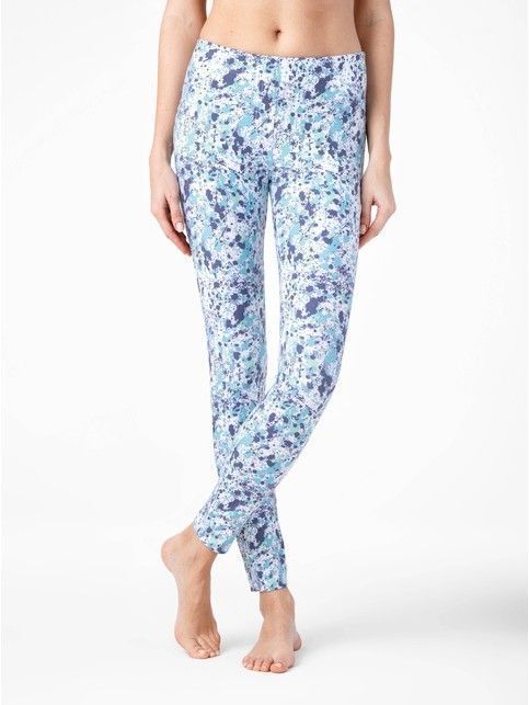 Jeggings with watercolour print IMPRESSA