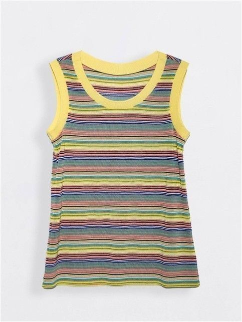 Striped top with elastic cuffs LD 921-1