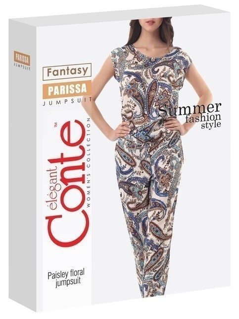 Pantsuit with floral pattern PATRIZIA