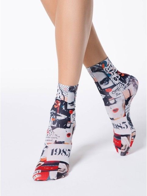 Socks with drawings FANTASY 70