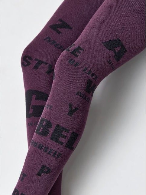 SOF-TIKI tights (terry inside) with drawings