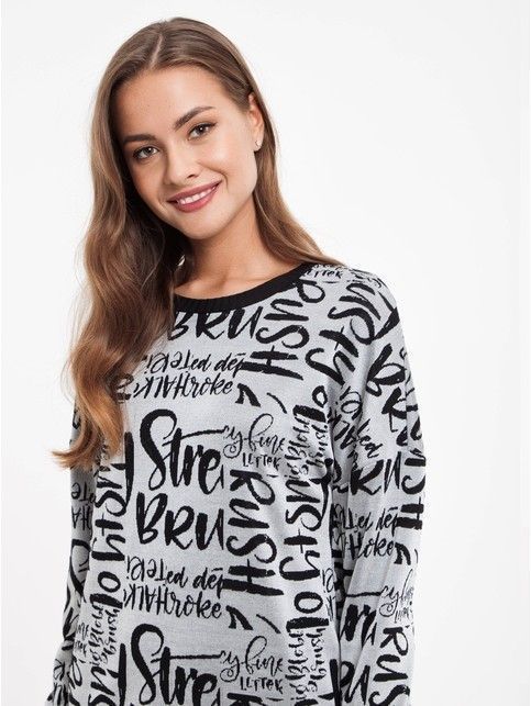 Ultra-fashionable tunic made of viscose yarn 