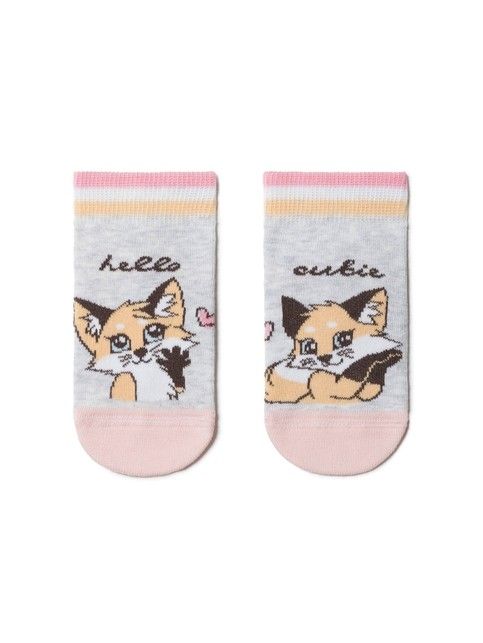 Cotton socks with funny drawings 
