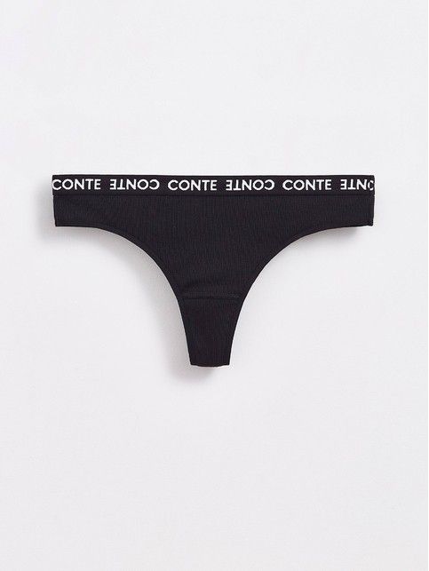 ACTIVE BASE LST 1259 Cotton Ribbed String Briefs