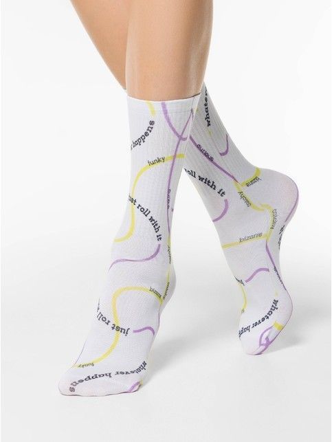 Long socks with cotton 