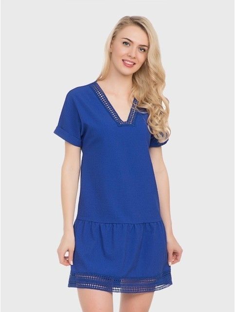 Tunic with textured lace LTH 739