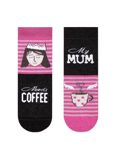 Cotton socks with funny drawings 