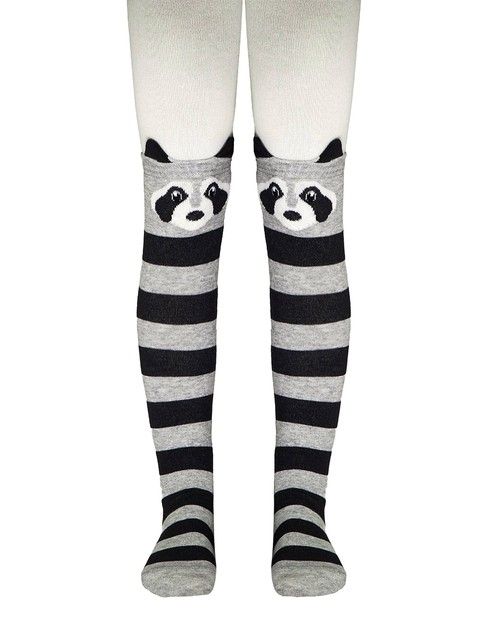 Cotton tights TIP-TOP Raccoons