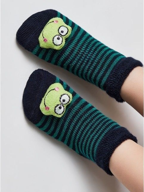 Terry socks SOF-TIKI with faces 