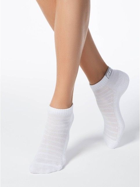 Short cotton socks ACTIVE with a terry foot