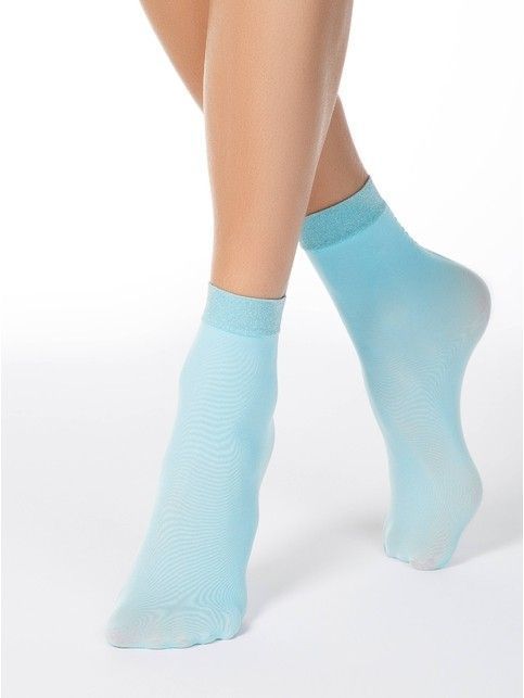 Socks with imitation seam at the back FANTASY with lurex