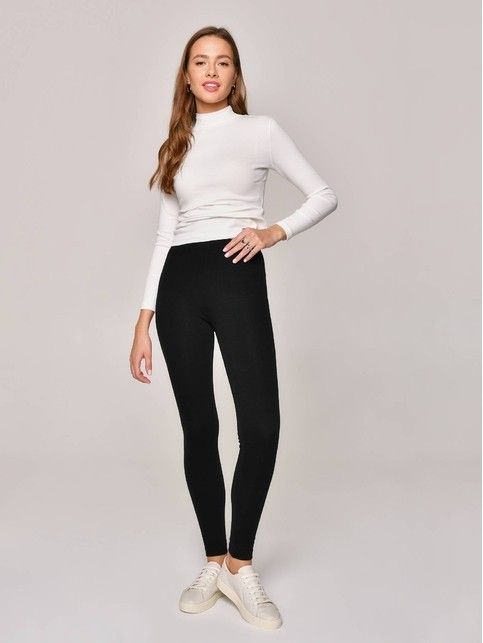 NEW STEP high rise textured ribbed jeggings