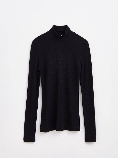 Ribbed turtleneck in soft viscose LD 1368