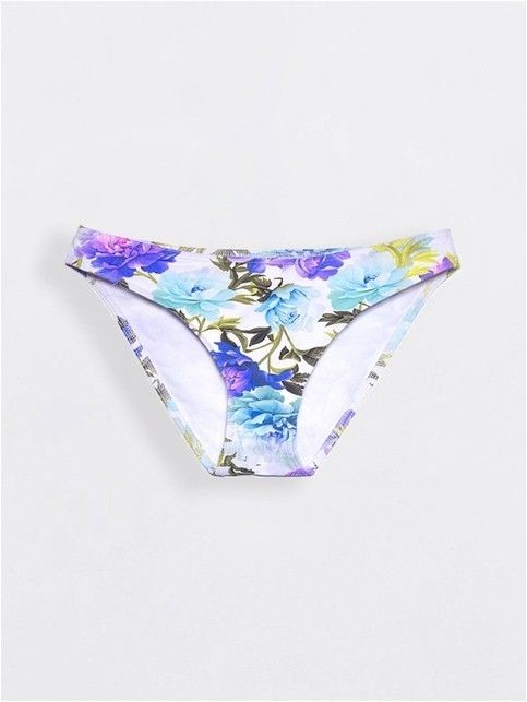 Flower-colored slip-on panties FLORA
