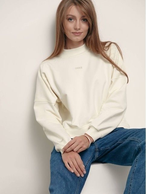 Fleece sweatshirt with 