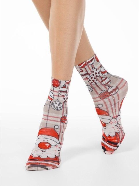 FANTASY 70 socks with Christmas prints