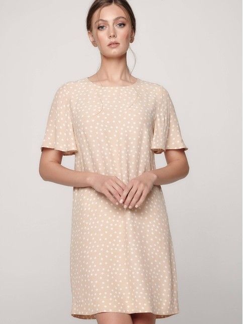 LPL 1179 Polka Dot Loose Fit Dress