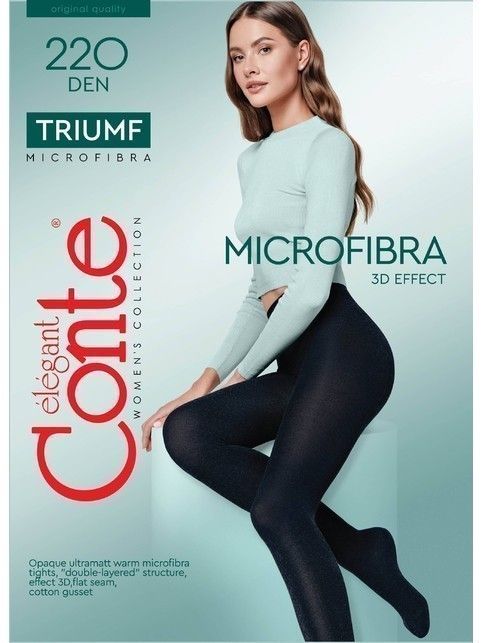Warm tights made of microfiber threads TRIUMF 220 Lycra®