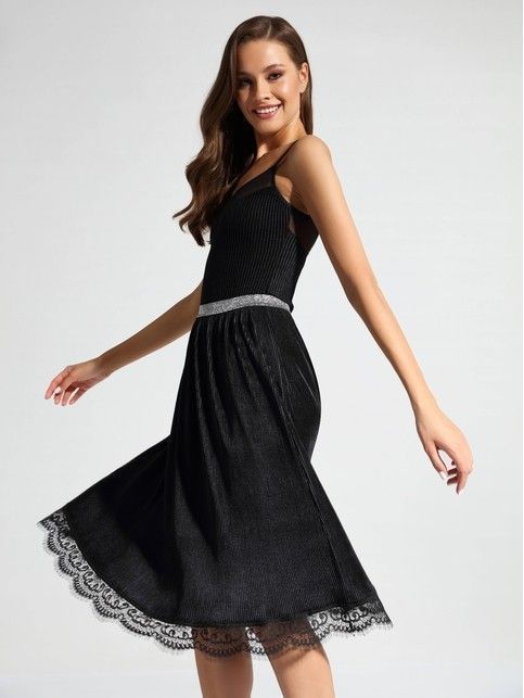 Velour skirt with pleating from the limited collection CONTE MORE