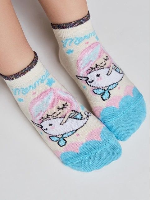 Cotton socks TIP-TOP with drawings