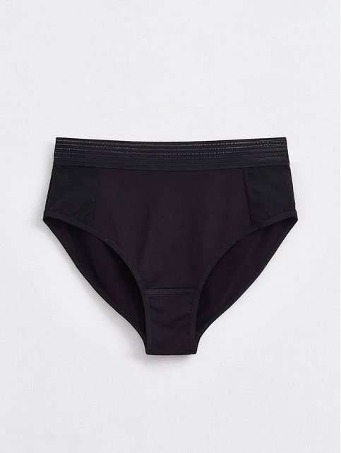 Bikini briefs in bamboo with transparent inserts YOGA STYLE LB 1311