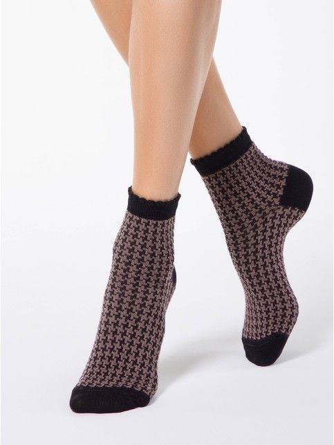 Cotton socks CLASSIC with picot