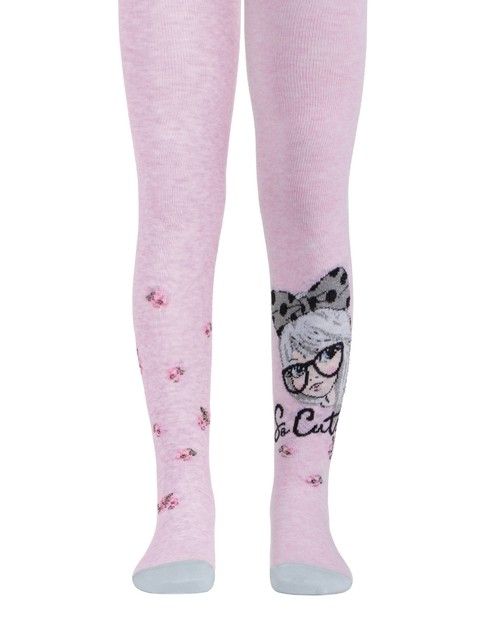Cotton tights TIP-TOP with lurex