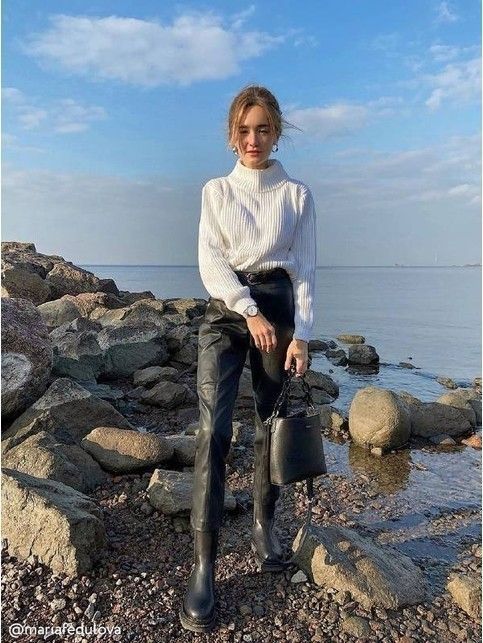 Oversized sweater in ribbed with merino yarn LDK 106