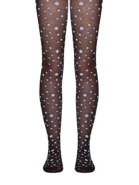 Polka dot tights from lurex SUNNY